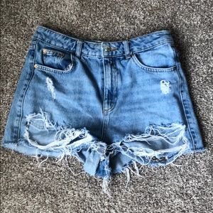 Top Shop Denim Shorts